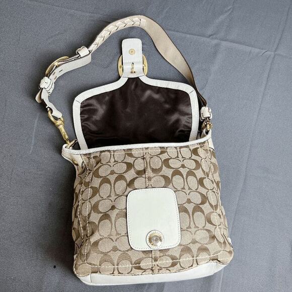 Coach vintage Legacy BLEEKER SIGNATURE CANVAS SHOULDER BAG 11434 - Picture 7 of 10